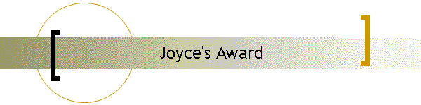 Joyce's Award